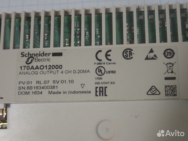 Модуль Schneider Electric 170AAO12000+170INT11000