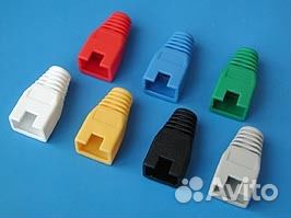 Разъем TPR-8P8C Вилка сетевая RJ-45 и колпачок