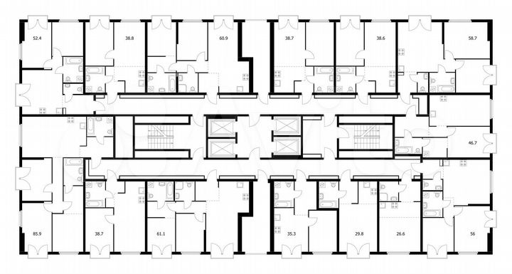 Квартира-студия, 29,8 м², 7/32 эт.