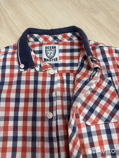 Комплект фирмы Mothercare рубашка и джинсы