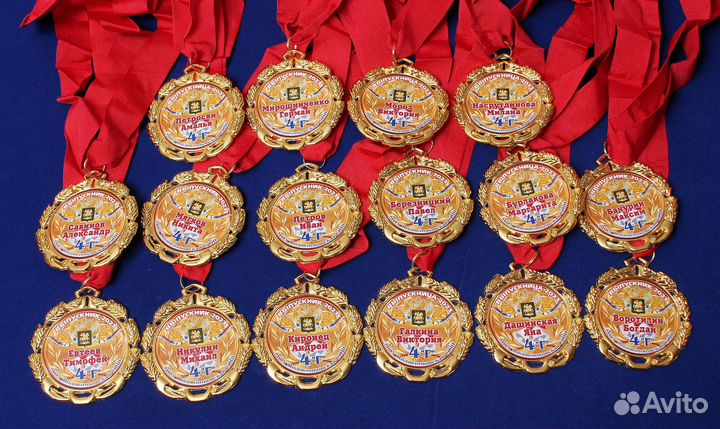 Значки медали в детские сады и школы
