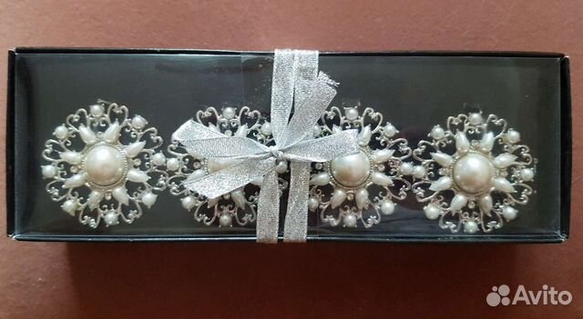 Кольца сервировочные для салфеток из мельхиора