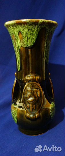 Ваза (обливная керамика, майолика) 3 штуки