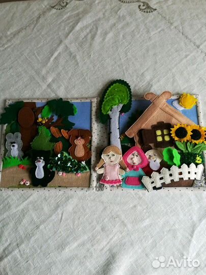 Развивающий планшет из фетра