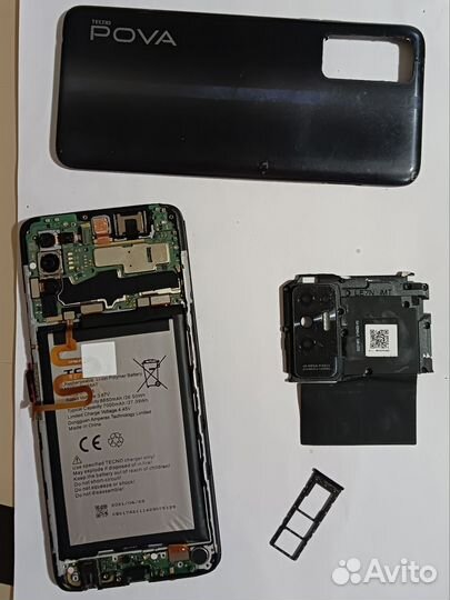 Запчасти для телефона Tecno Pova 2 128gb