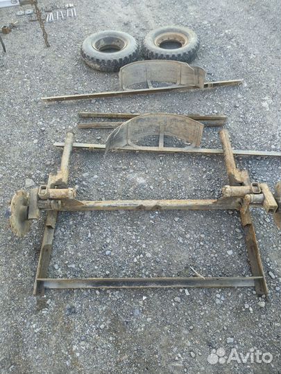 Ходовая часть для прицепа легковогоиавтомобильного