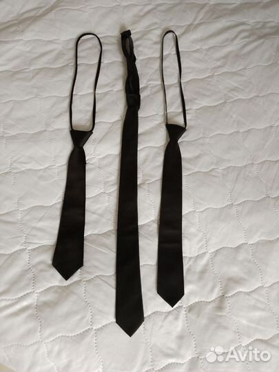 Галстук мужской черный