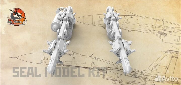 Дополнение из смолы Seal Model Kit smk48027 1/48