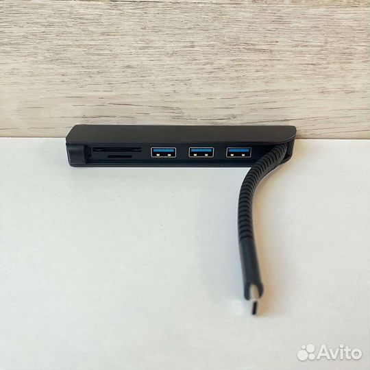 USB Хаб / Разветвитель (Type-C to USB3.0*3+SD+TF)