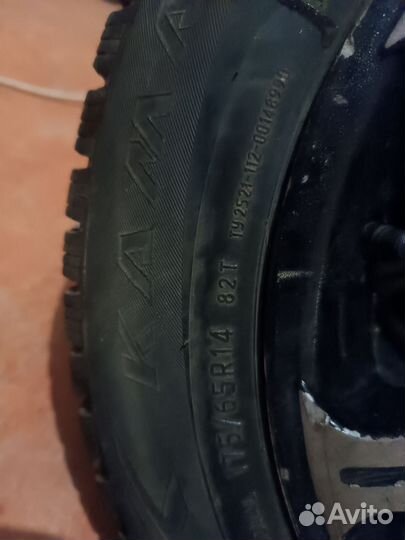 Зимние колеса на 14 R стояли на Кия Рио