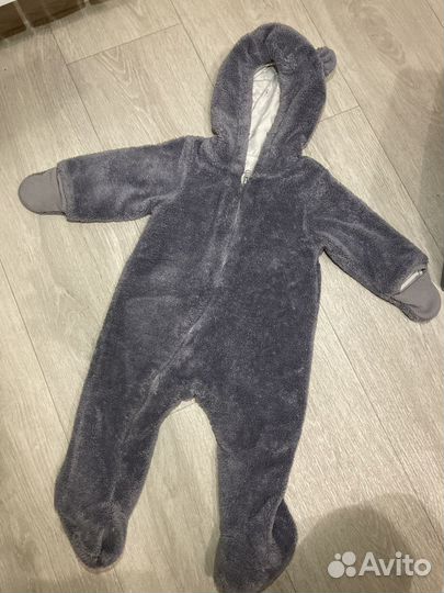 Комбинезон для новорожденного теплый