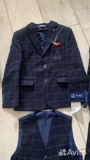 Школьный костюм на мальчика 116-122