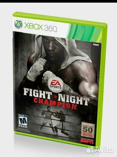 Диск xbox 360 fight night