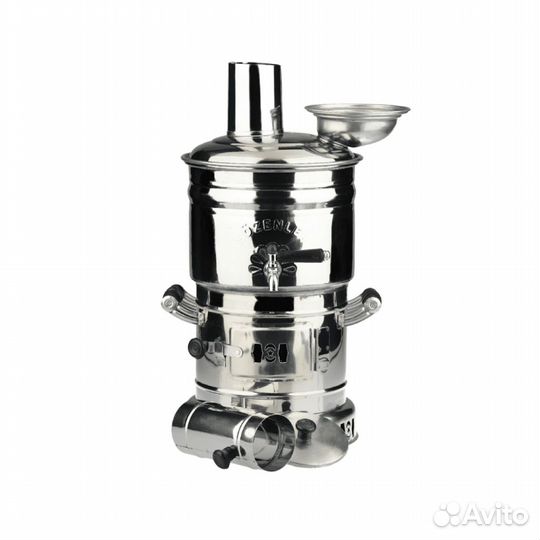 Самовар Турецкий из нержавеющей стали разборный 4