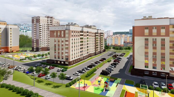 2-к. квартира, 54,2 м², 3/9 эт.