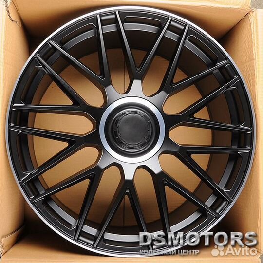 Диски Y0207 9.5/22 5x112 ET45 d66.6 matt black mac