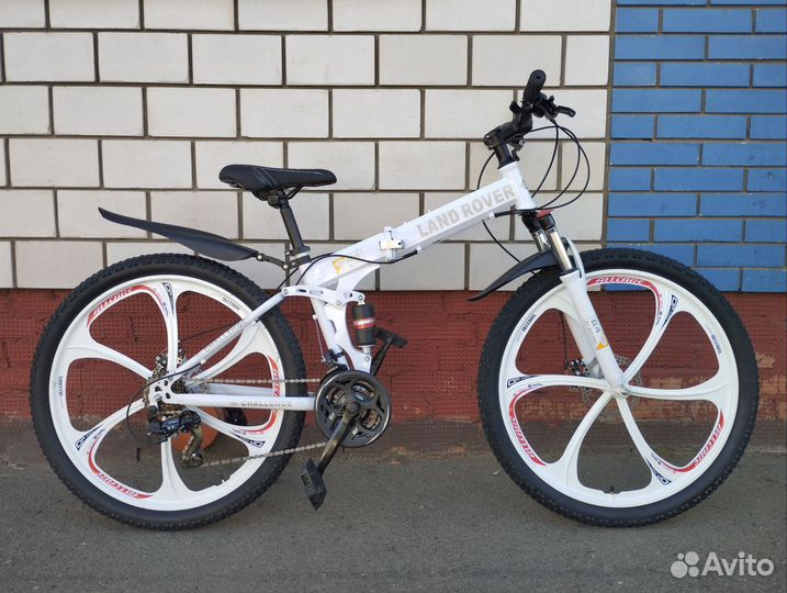 Велосипед 26 литые диски /рама складная рама