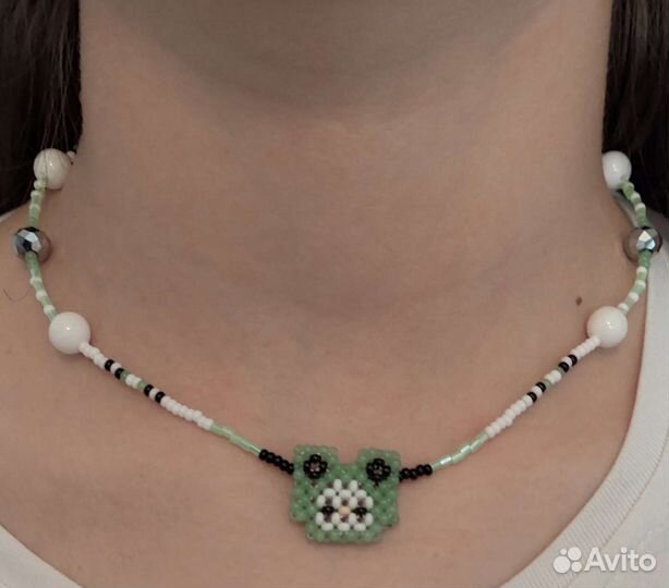 Чокер из бисера