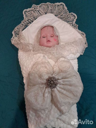 Конверт на выписку для девочки осень