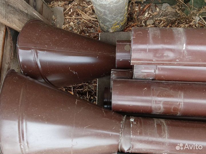 Комплект: водосточная труба 3м и 2шт кронштейна