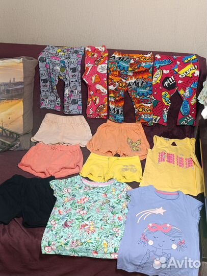 Большой пакет вещей весна лето 110 116