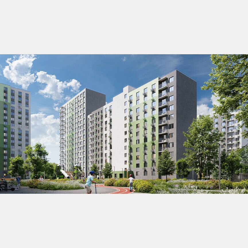 2-к. квартира, 49,3 м², 5/16 эт.