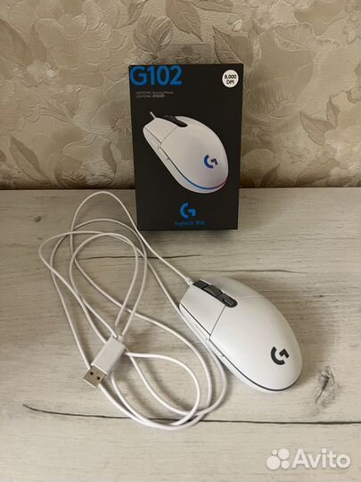 Игровая Мышь Logitech G102 Lightsync White
