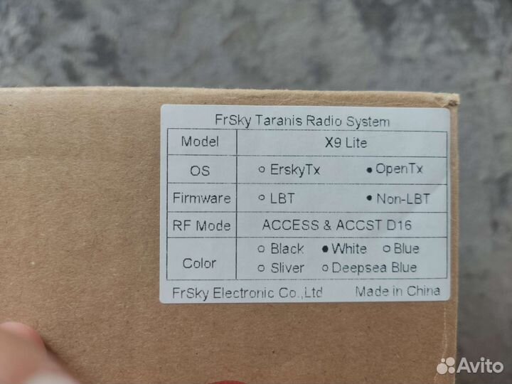 Аппаратура FrSky Taranis X9 Lite + приемник