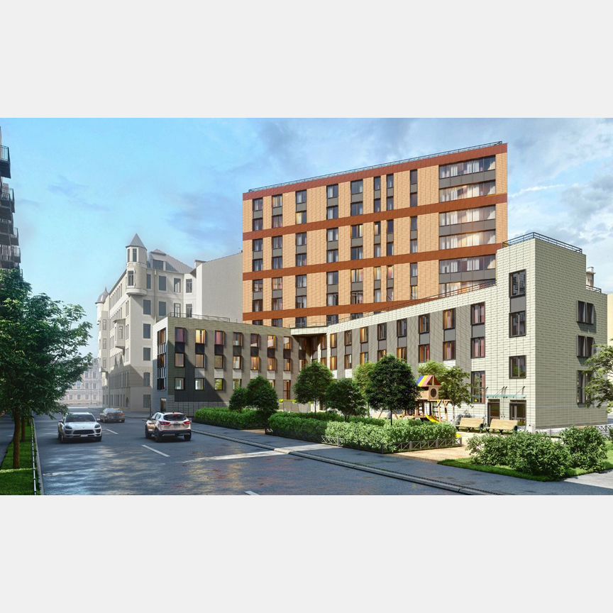 Апартаменты-студия, 41,8 м², 3/10 эт.