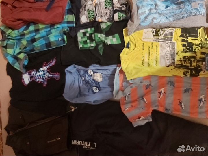 Вещи пакетом на мальчика128-134