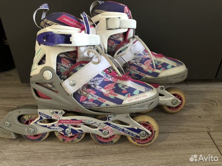 Роликовые коньки детские раздвижные