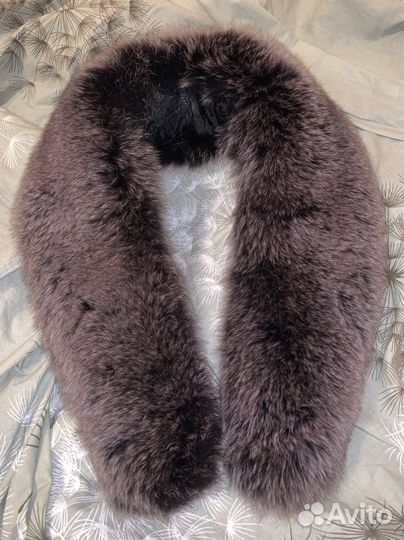 Меховой воротник новый