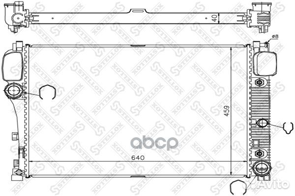 Радиатор системы охлаждения MB W221 all 05