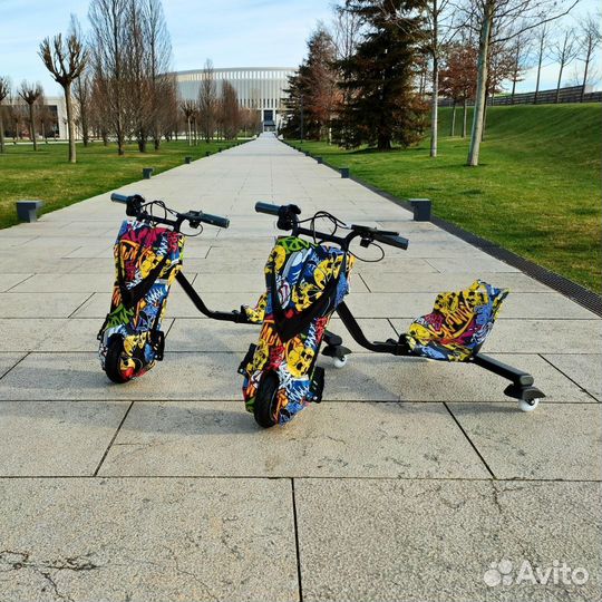 Новый Дрифт карт, электросамокат