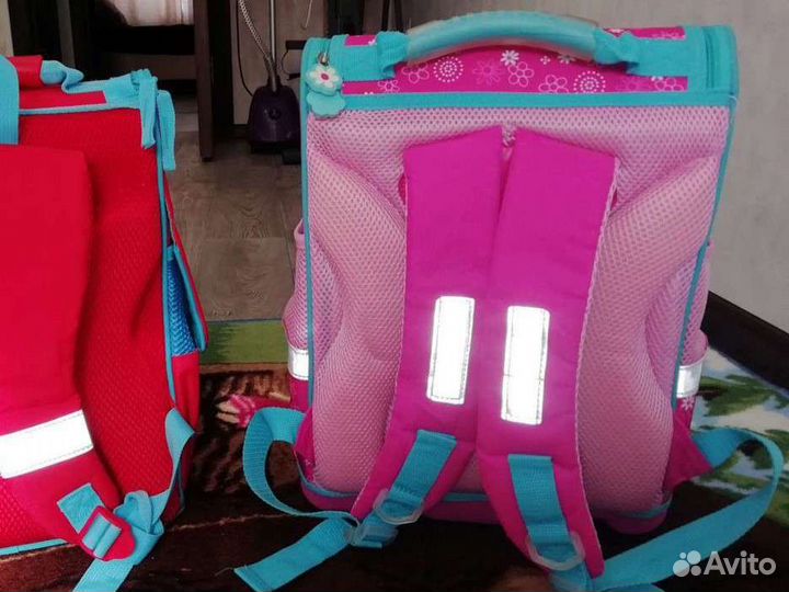 Школьный рюкзак со светоотражателем с бабочкой