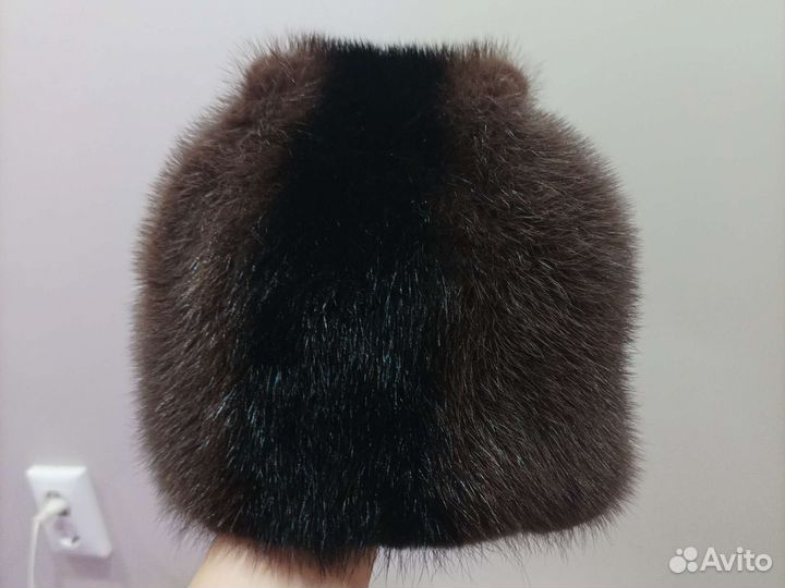 Шапка норковая женская
