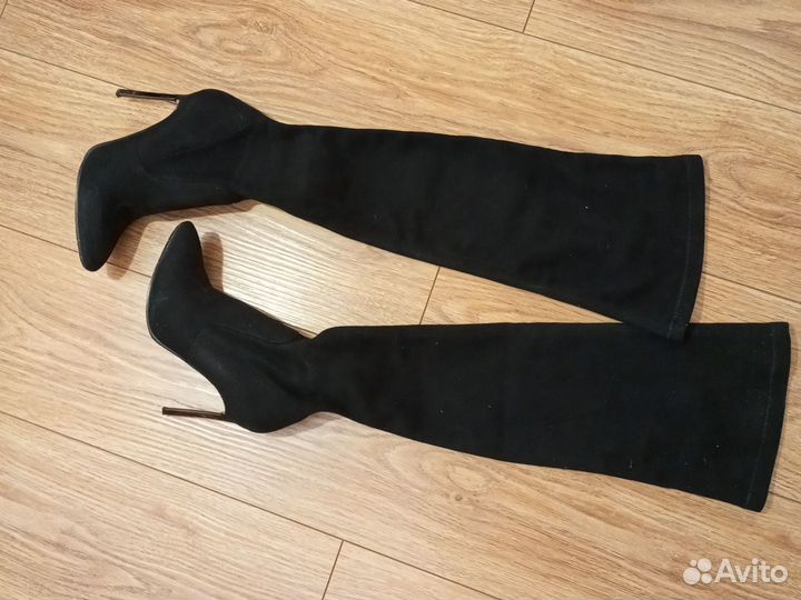 Ботфорты на шпильке 38