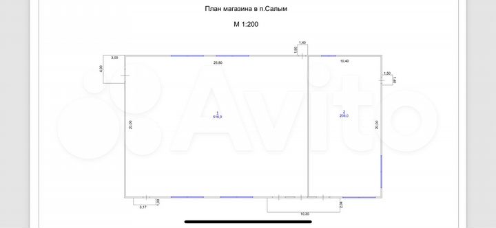Торговая площадь, 100 м²
