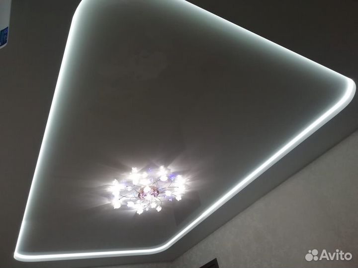 Одноуровневые Натяжные потолки