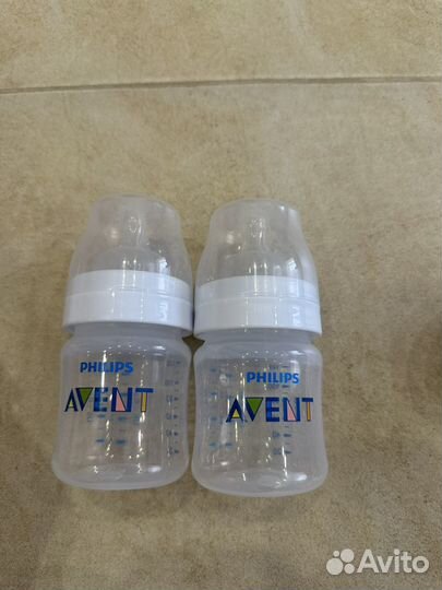 Бутылочки avent classic anti-colic соски avent 0 6