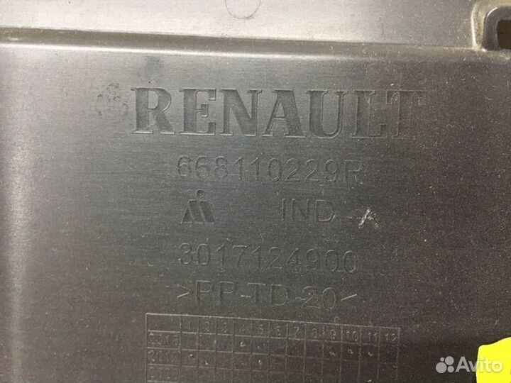 Накладка под жабо Renault Arkana X7L H4M 2019