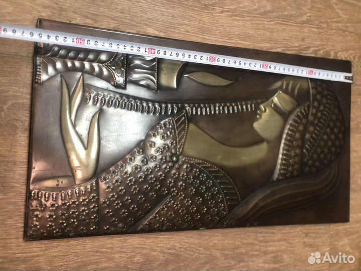 Картина чеканка. Большая