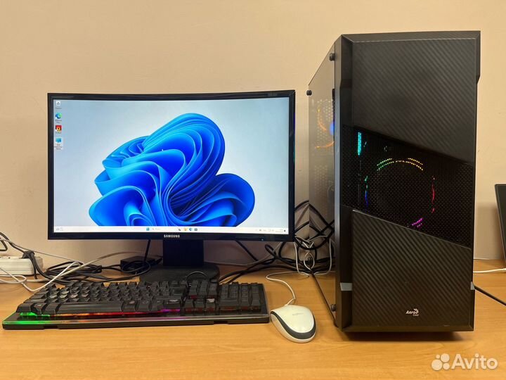 Игровой пк (Ryzen 5 4600G/RTX1660/16gb/SSD)