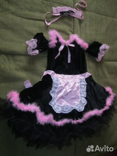 Новый карнавальный костюм кокетки - горничной