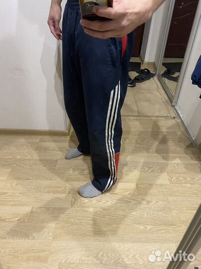 Штаны adidas широкие