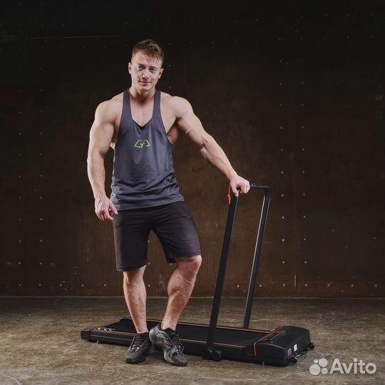 Беговая дорожка DFC ymclub с поручнем