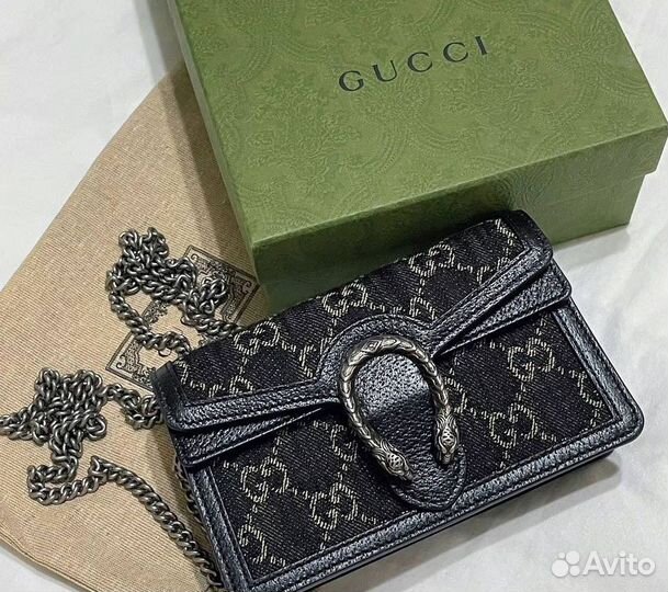 Сумка кросс-боди gucci Dionysus super mini ориг