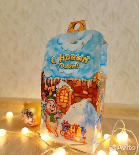 Упаковка для новогоднего подарка