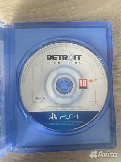 Detroit become human ps4 диск