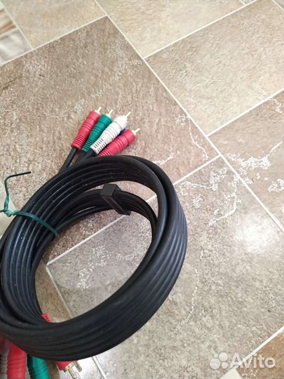 Видео кабель 5rca x 5rca
